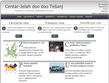 Tablet Screenshot of centar-tesanj.com